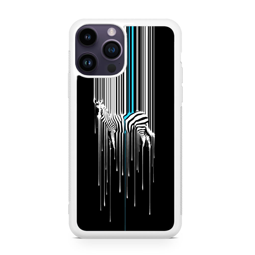 Painting Zebra iPhone 14 Pro / 14 Pro Max Case