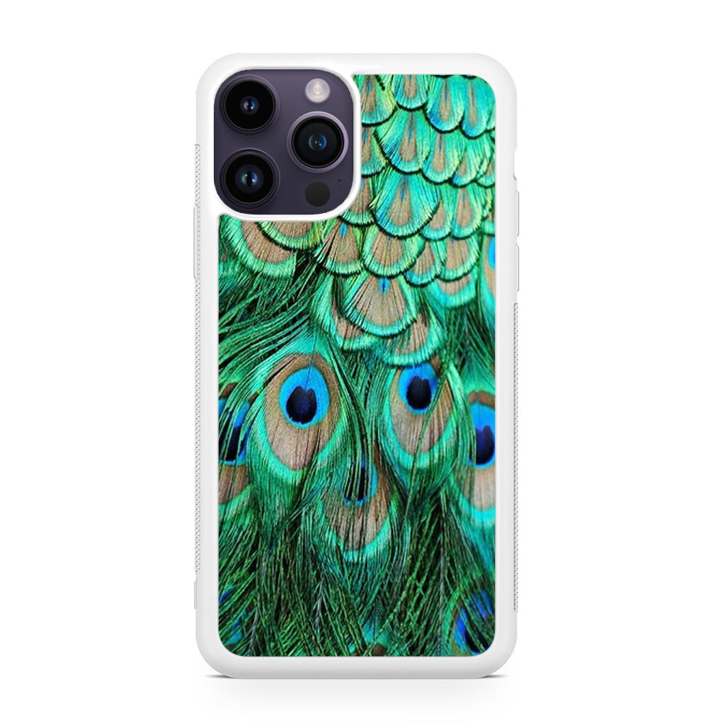 Peacock Feather iPhone 14 Pro / 14 Pro Max Case