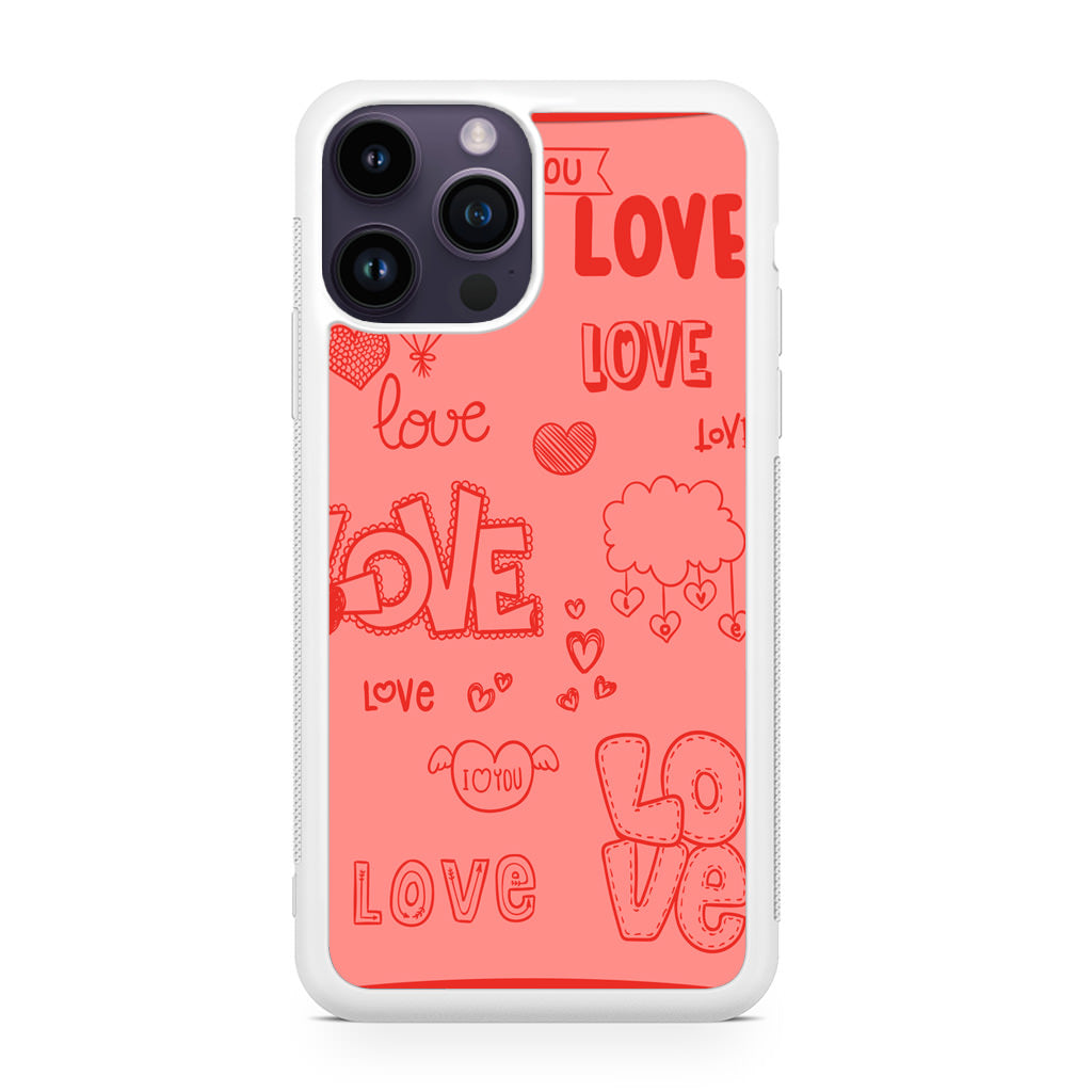 Pink Lover iPhone 14 Pro / 14 Pro Max Case