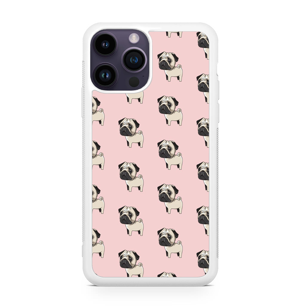 Pugs Pattern iPhone 14 Pro / 14 Pro Max Case