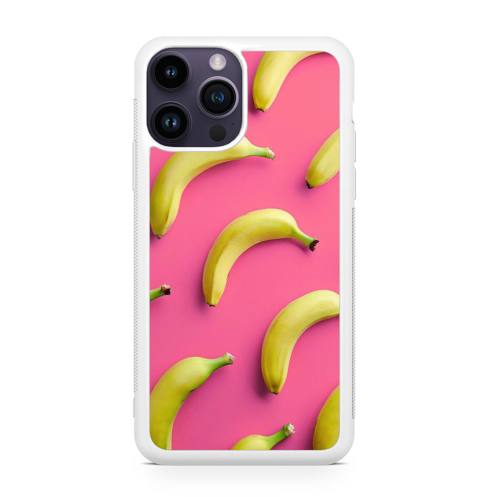 Real Bananas Fruit Pattern iPhone 14 Pro / 14 Pro Max Case