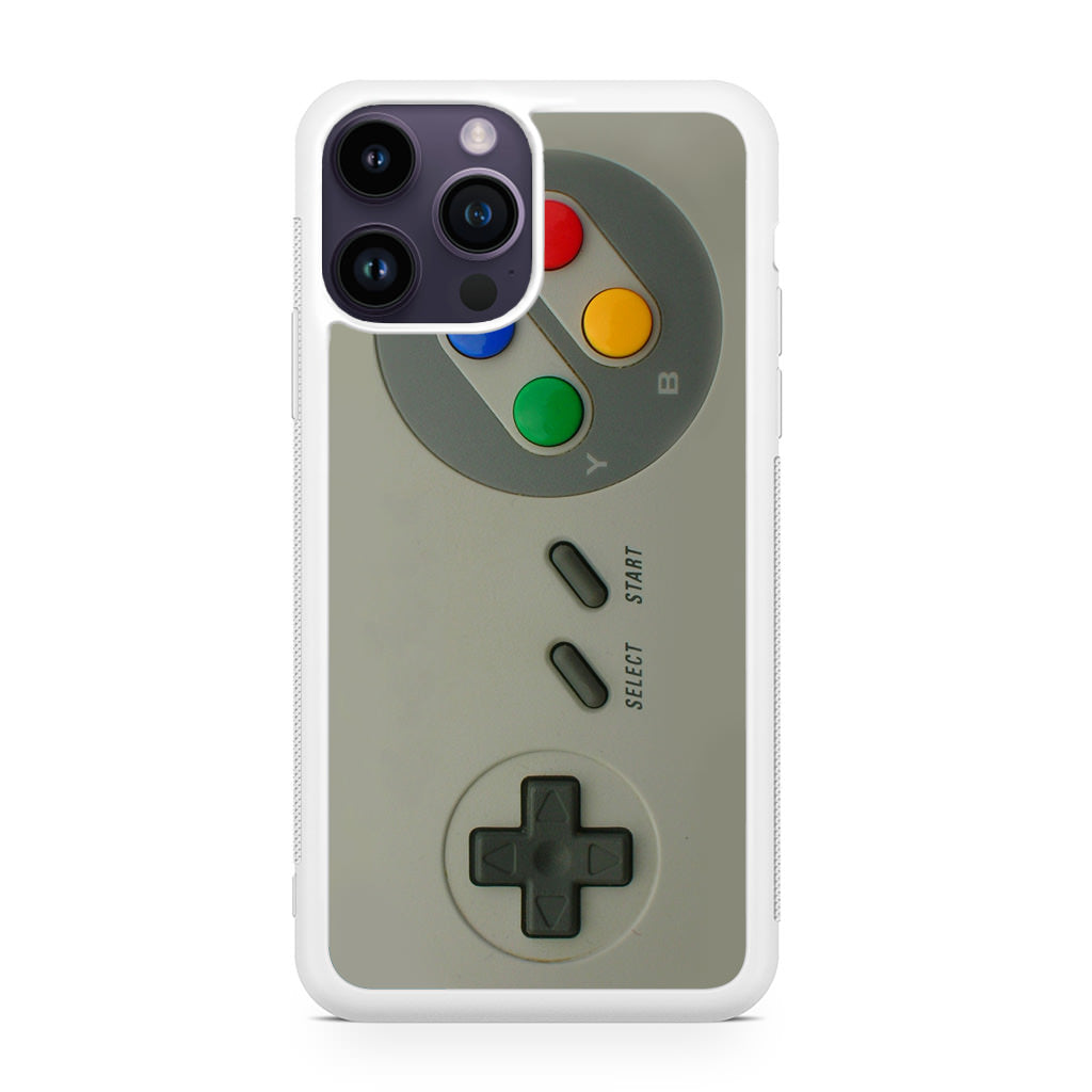 Silver Console Controller iPhone 14 Pro / 14 Pro Max Case