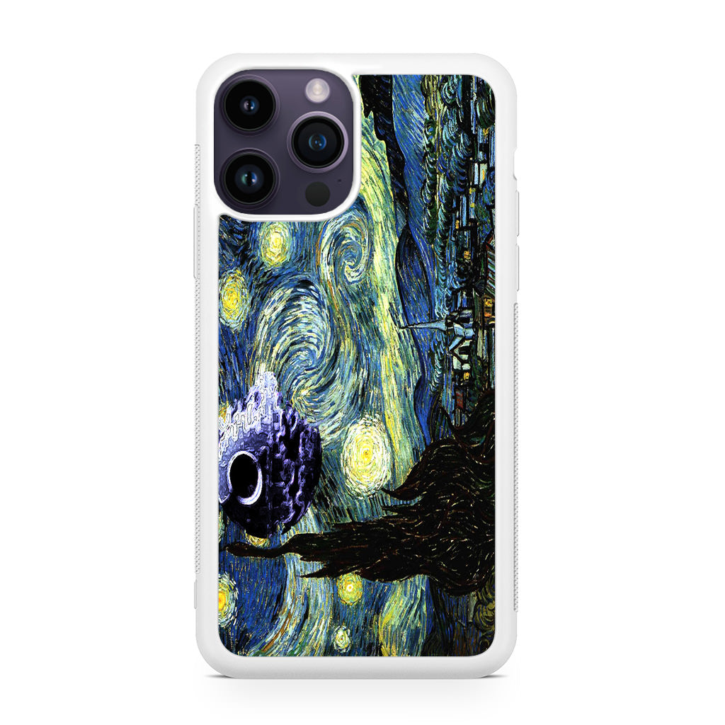 Skellington on a Starry Night iPhone 15 Pro / 15 Pro Max Case