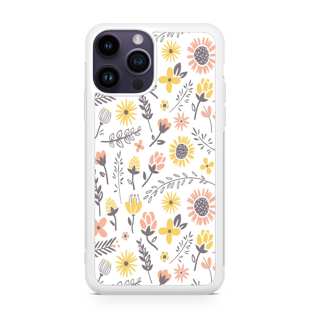 Spring Things Pattern iPhone 14 Pro / 14 Pro Max Case