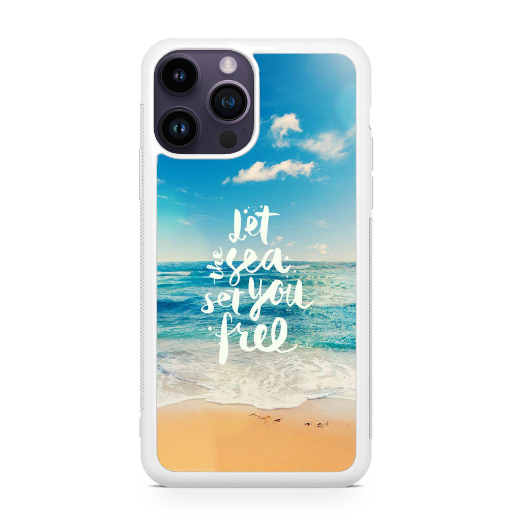 The Sea Set You Free iPhone 14 Pro / 14 Pro Max Case