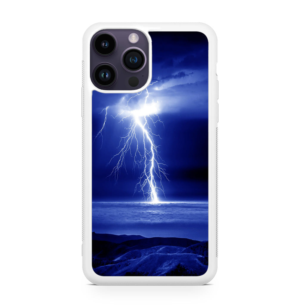 Thunder Over The Sea iPhone 14 Pro / 14 Pro Max Case