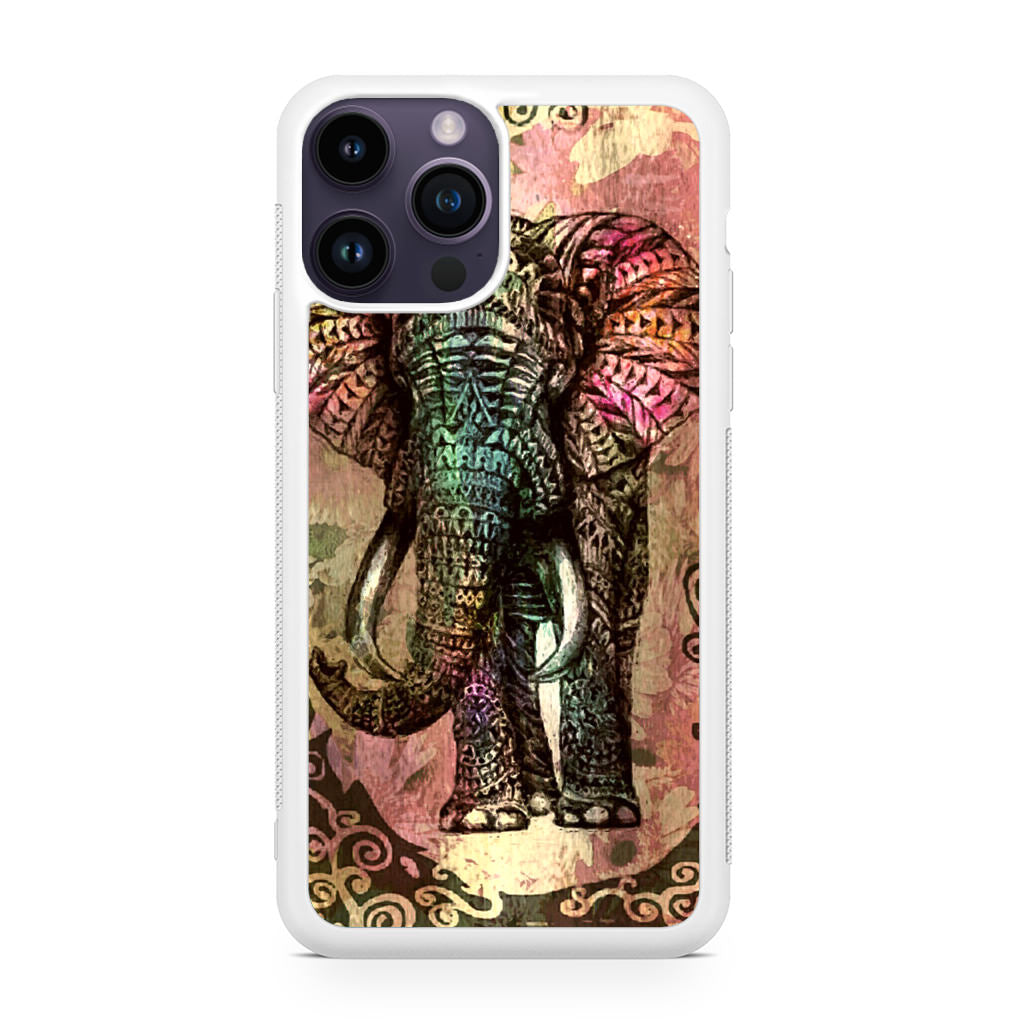 Tribal Elephant iPhone 14 Pro / 14 Pro Max Case