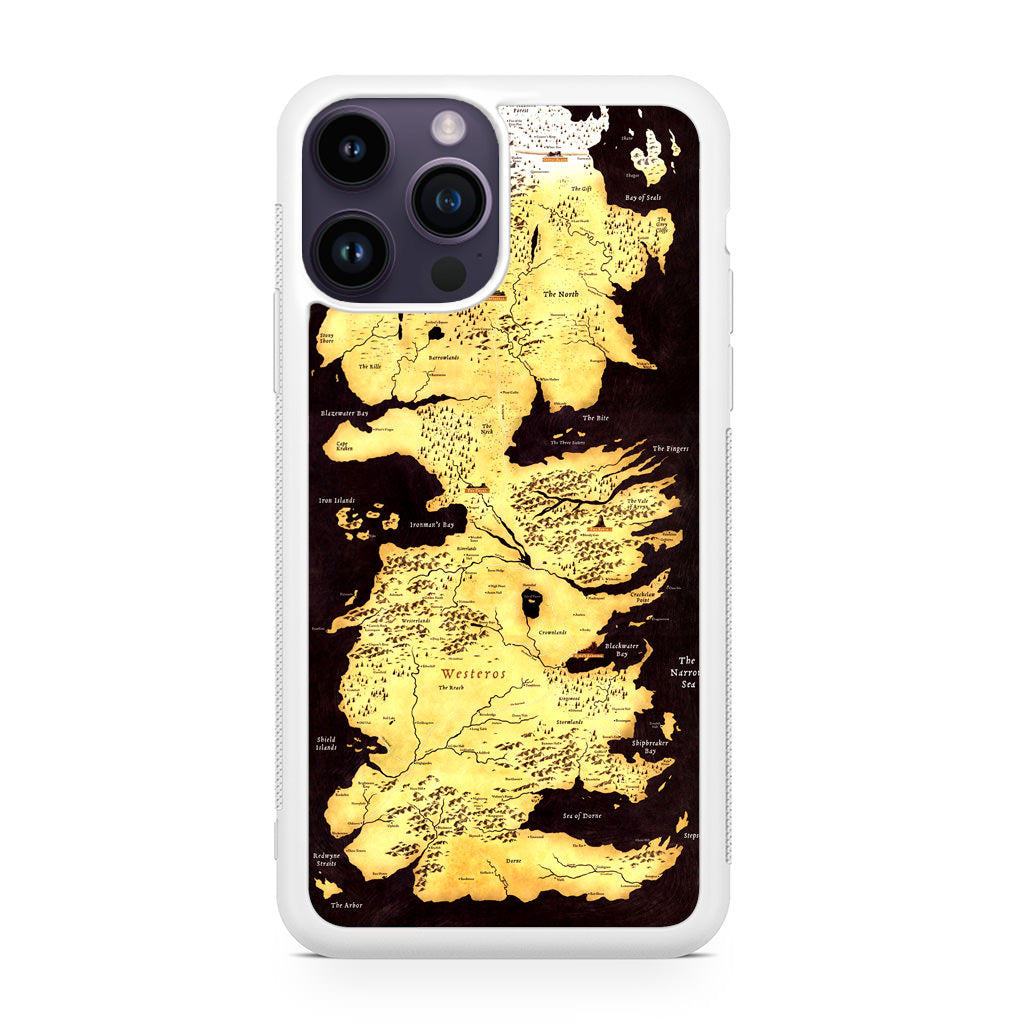 Westeros Map iPhone 14 Pro / 14 Pro Max Case