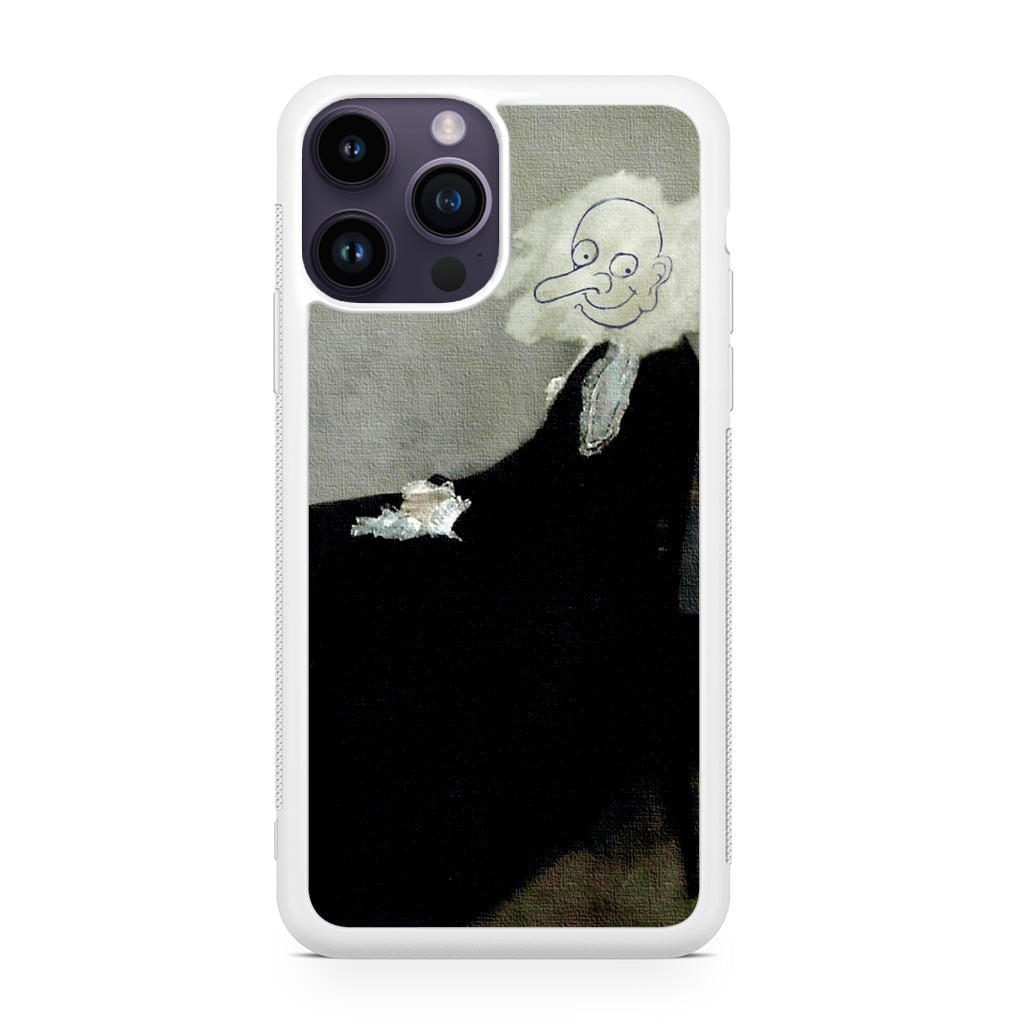 Whistler's Mother by Mr. Bean iPhone 14 Pro / 14 Pro Max Case