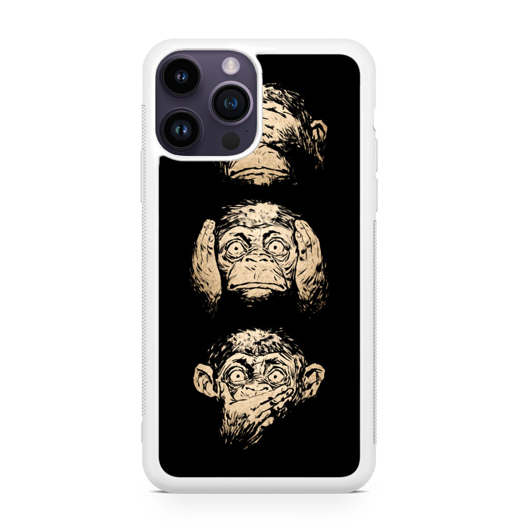 3 Wise Monkey iPhone 14 Pro / 14 Pro Max Case