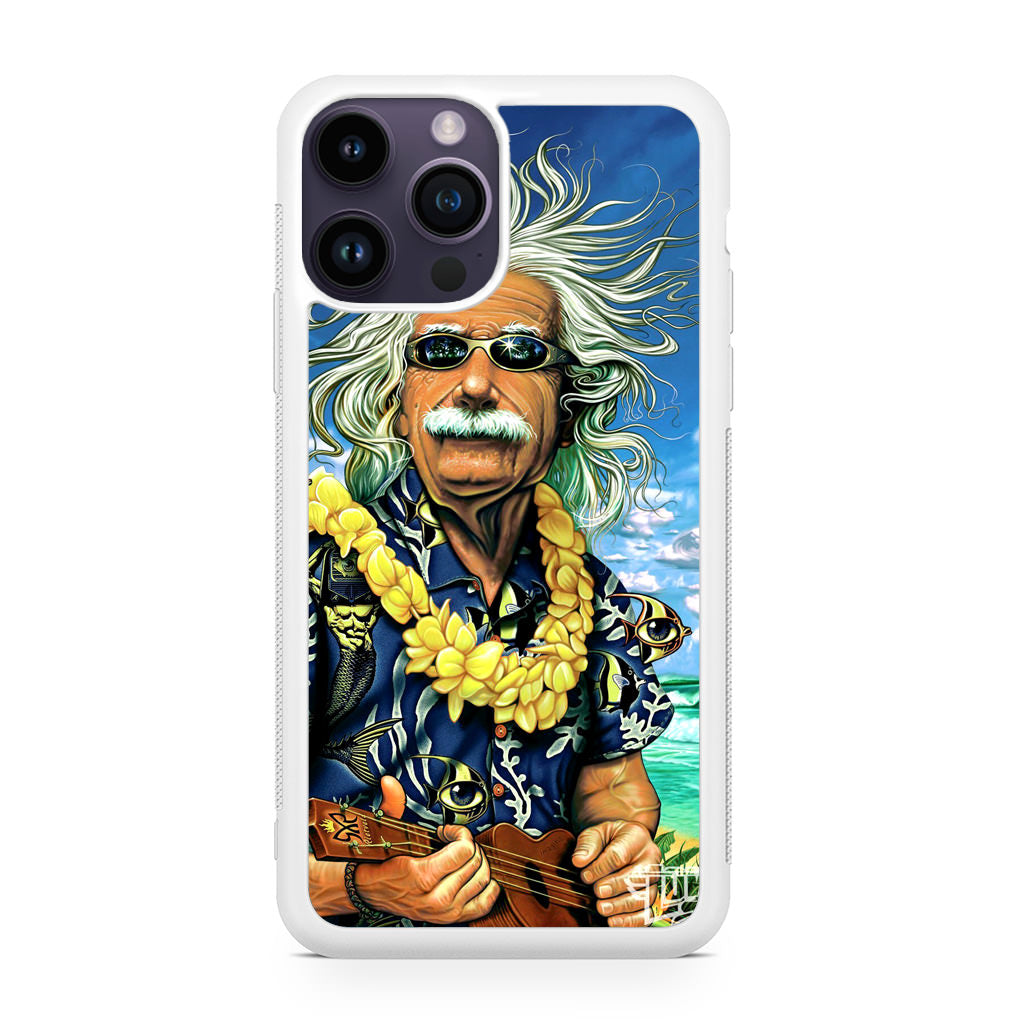 Albert Enstein On Vacation iPhone 14 Pro / 14 Pro Max Case