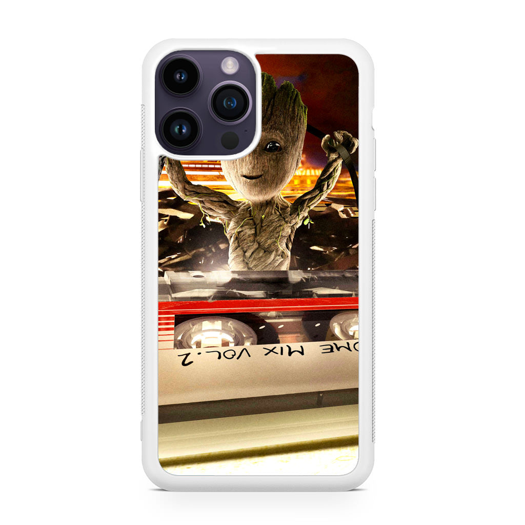 Baby Groot Mix Vol 2 iPhone 14 Pro / 14 Pro Max Case