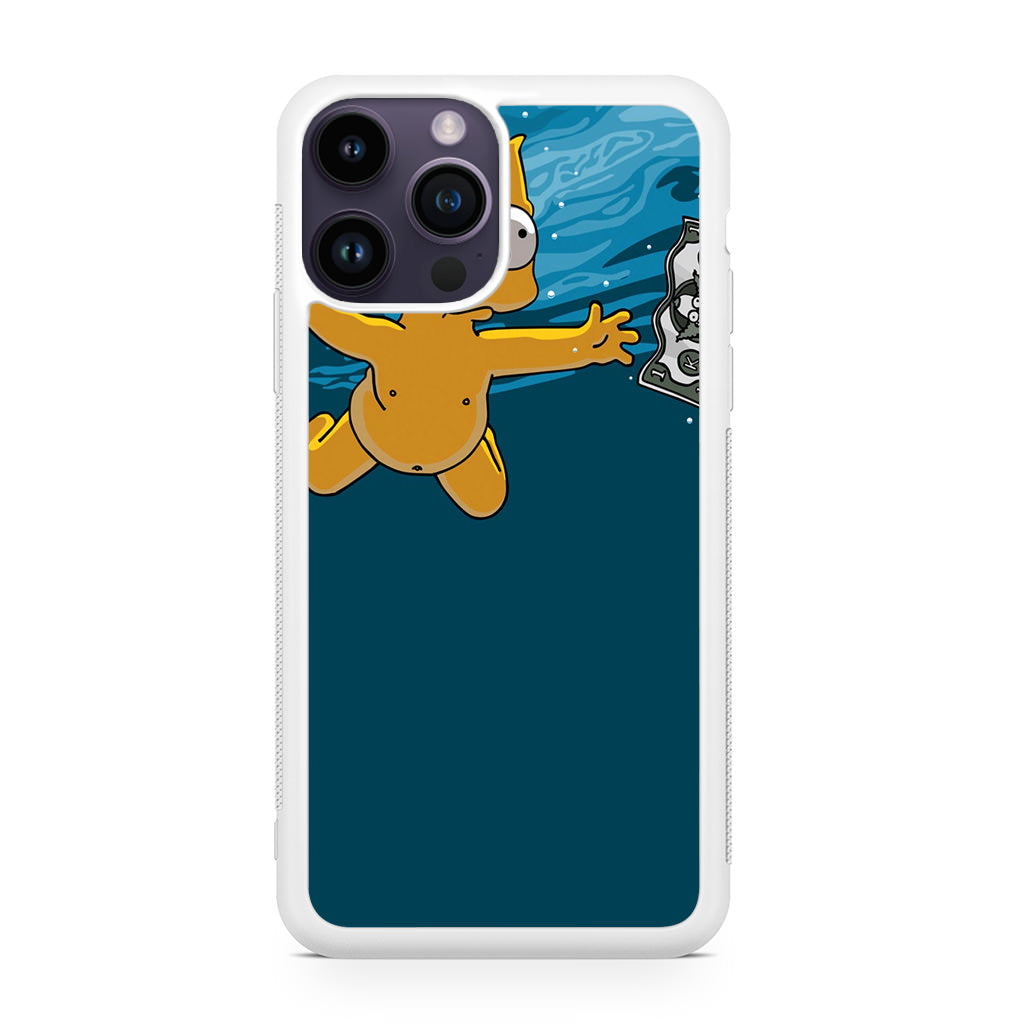 Bart Swimming For Money iPhone 15 Pro / 15 Pro Max Case