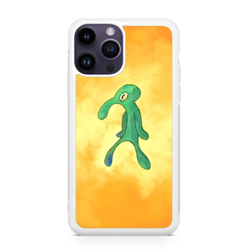 Bold and Brash Squidward Painting iPhone 15 Pro / 15 Pro Max Case