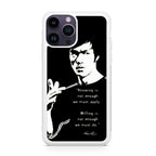 Bruce Lee Quotes iPhone 14 Pro / 14 Pro Max Case