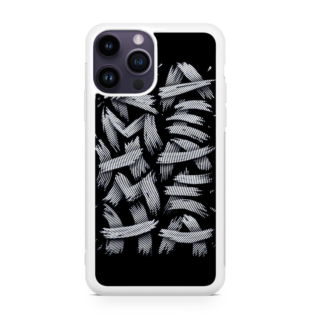 Dragon Ball Kamehameha Font Art iPhone 14 Pro / 14 Pro Max Case