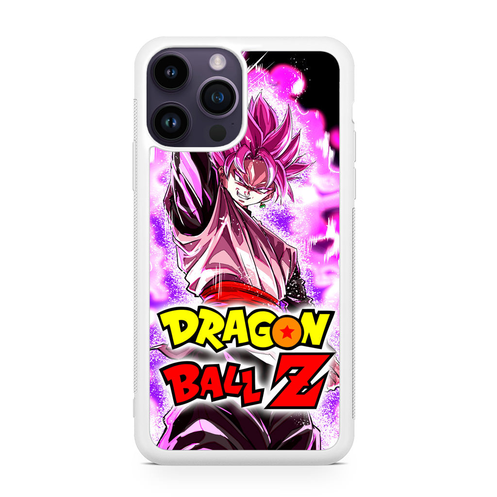 Dragon Ball Z Son Goku Black Rose Saiyan iPhone 15 Pro / 15 Pro Max Case