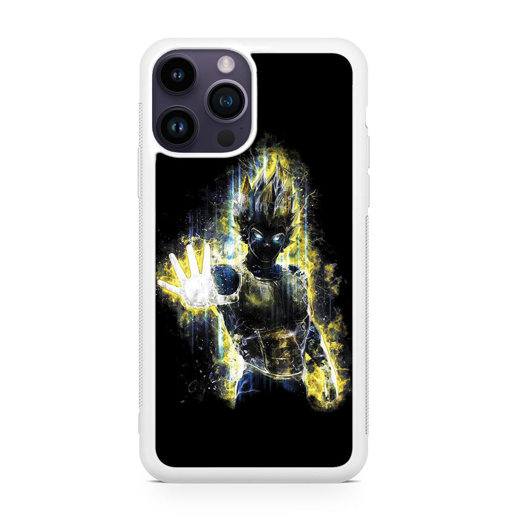 Dragon Ball Z Vegeta Bad Saiyan Prince iPhone 14 Pro / 14 Pro Max Case