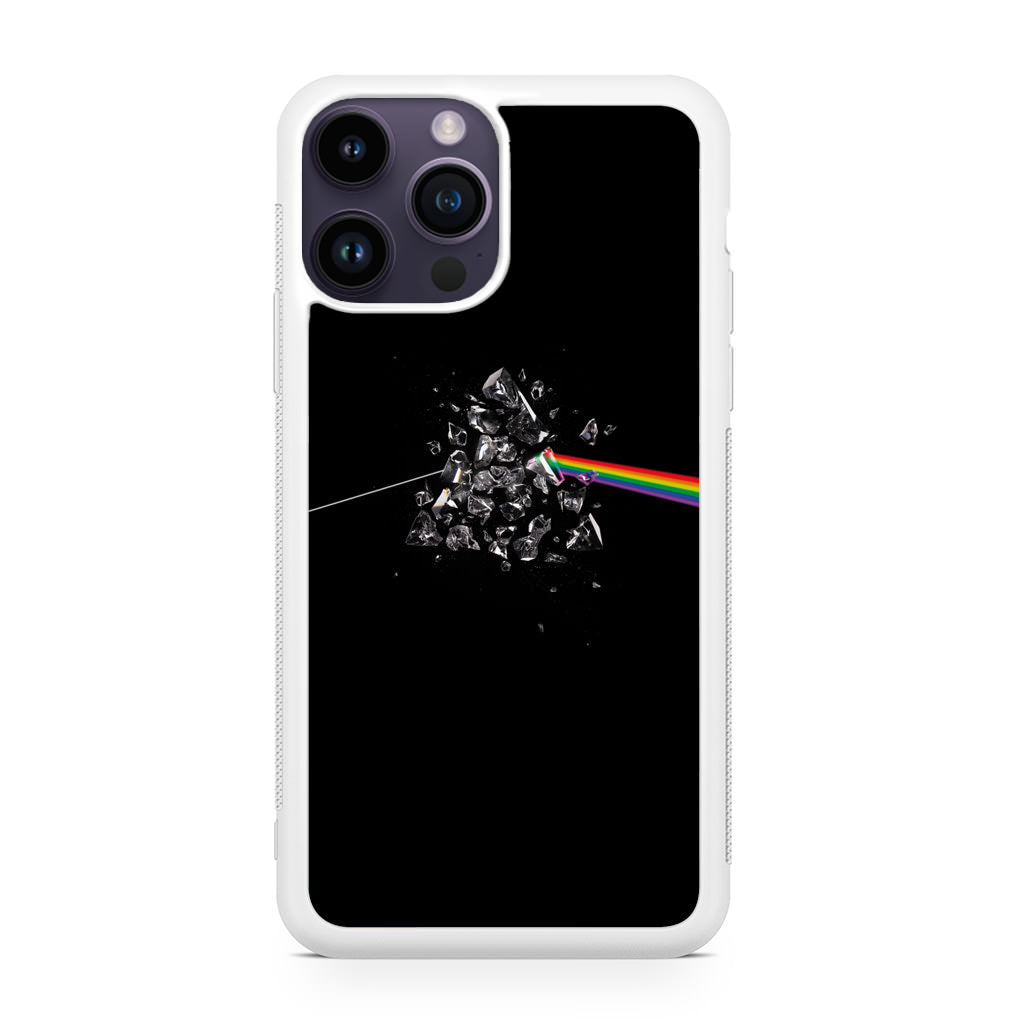 Glass Broken Light Refraction iPhone 14 Pro / 14 Pro Max Case