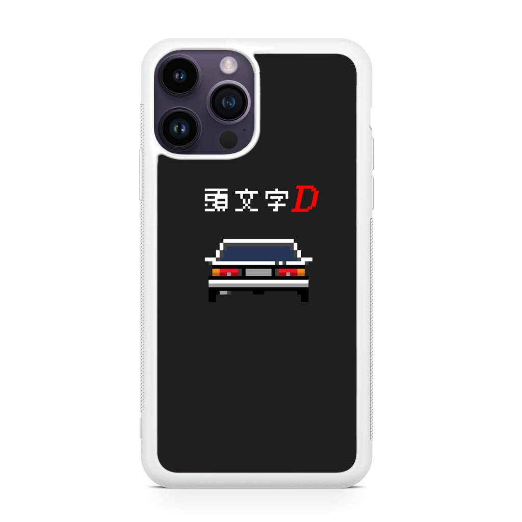 Initial D Pixel Art iPhone 14 Pro / 14 Pro Max Case