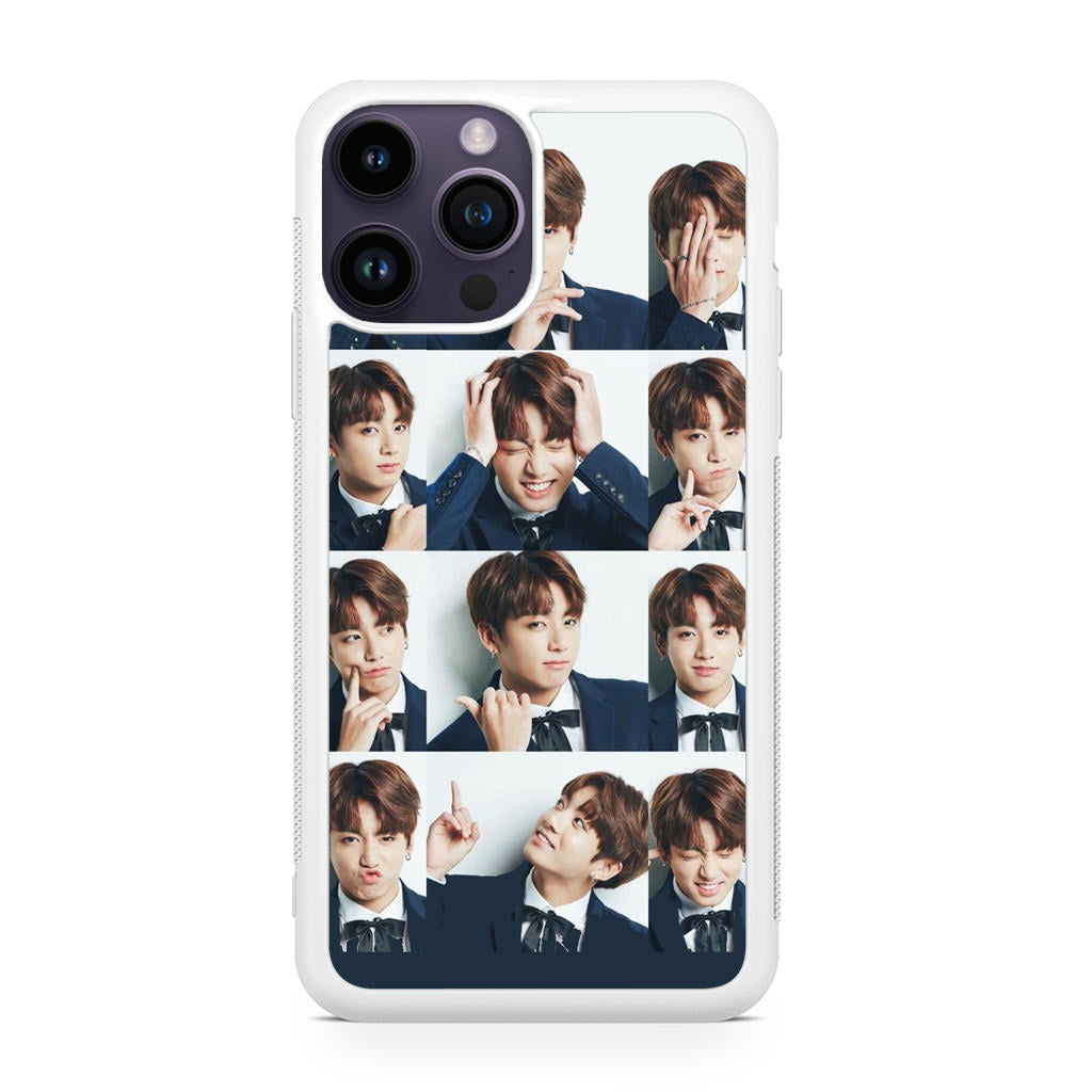 Jungkook Collage iPhone 14 Pro / 14 Pro Max Case