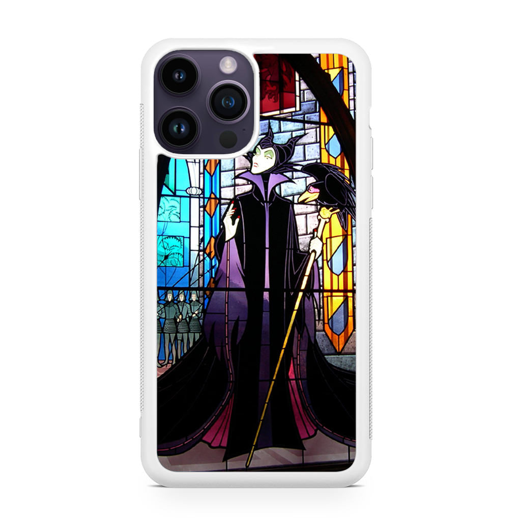 Maleficent Sleeping Beauty Glass Art iPhone 14 Pro / 14 Pro Max Case