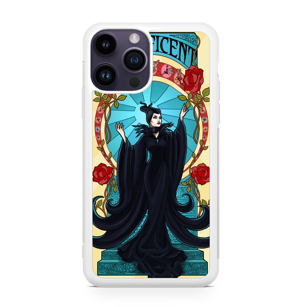 Maleficent With Flower iPhone 14 Pro / 14 Pro Max Case