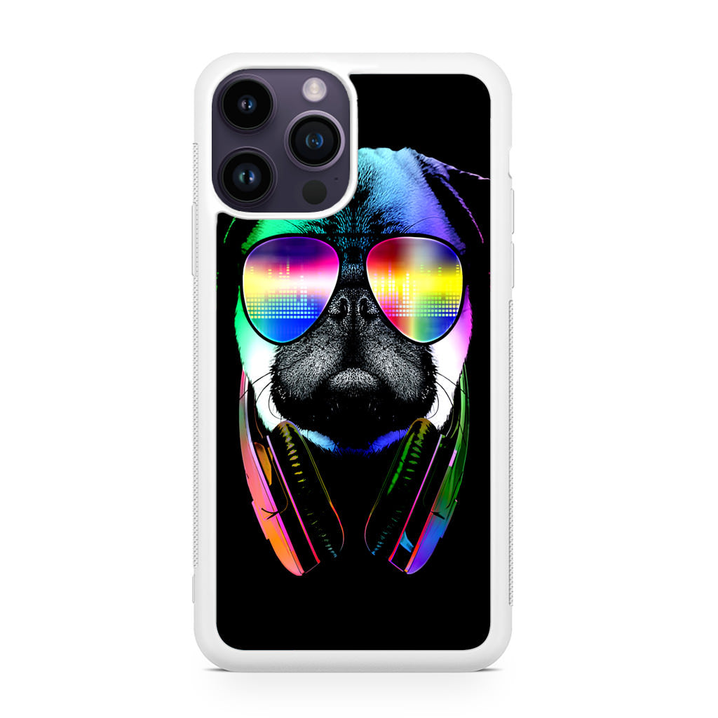 Music Lover Pug V iPhone 14 Pro / 14 Pro Max Case