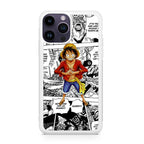 One Piece Luffy Comics iPhone 15 Pro / 15 Pro Max Case