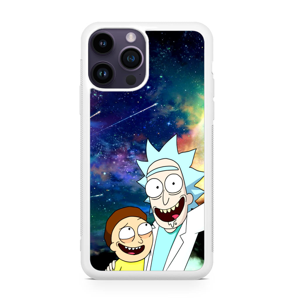 Rick And Morty In The Space iPhone 14 Pro / 14 Pro Max Case