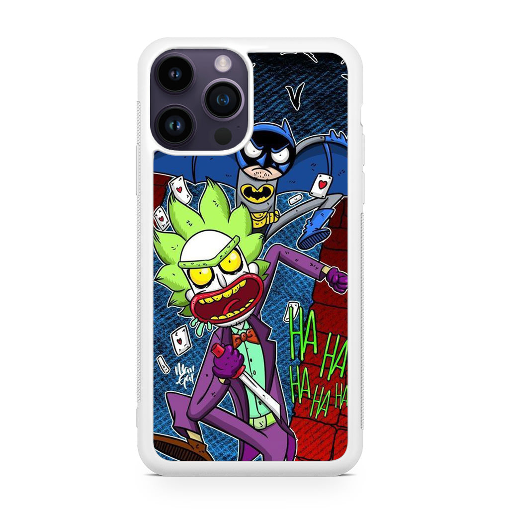 Rick And Morty Bat And Joker Clown iPhone 14 Pro / 14 Pro Max Case