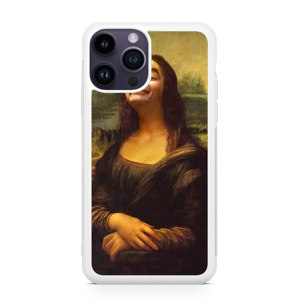 Rowan Atkinson Monalisa Funny iPhone 14 Pro / 14 Pro Max Case