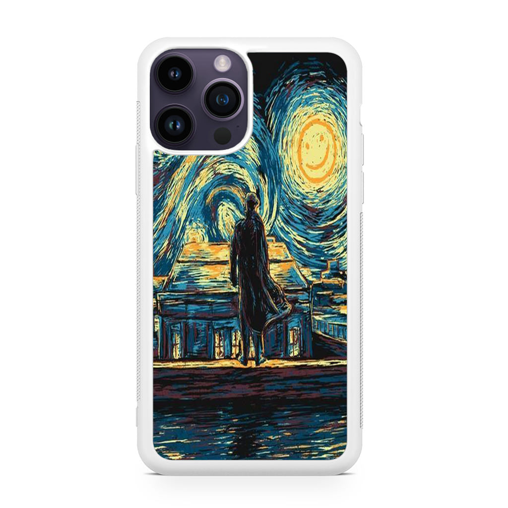 Sherlock Starry Night iPhone 14 Pro / 14 Pro Max Case