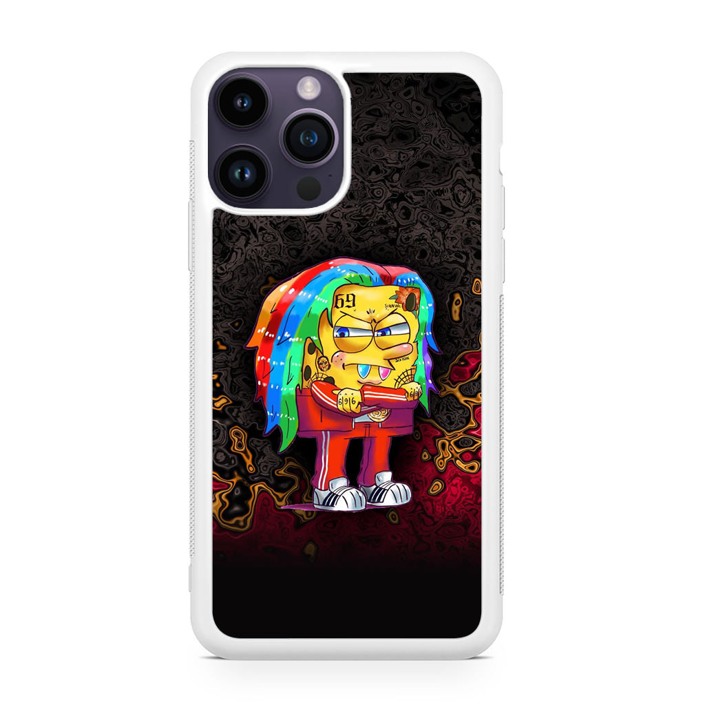 Sponge Hypebeast 69 Mode iPhone 14 Pro / 14 Pro Max Case