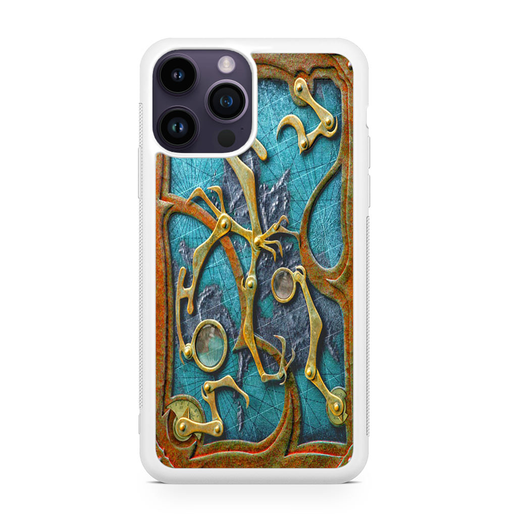 Steampunk Book Cover iPhone 14 Pro / 14 Pro Max Case