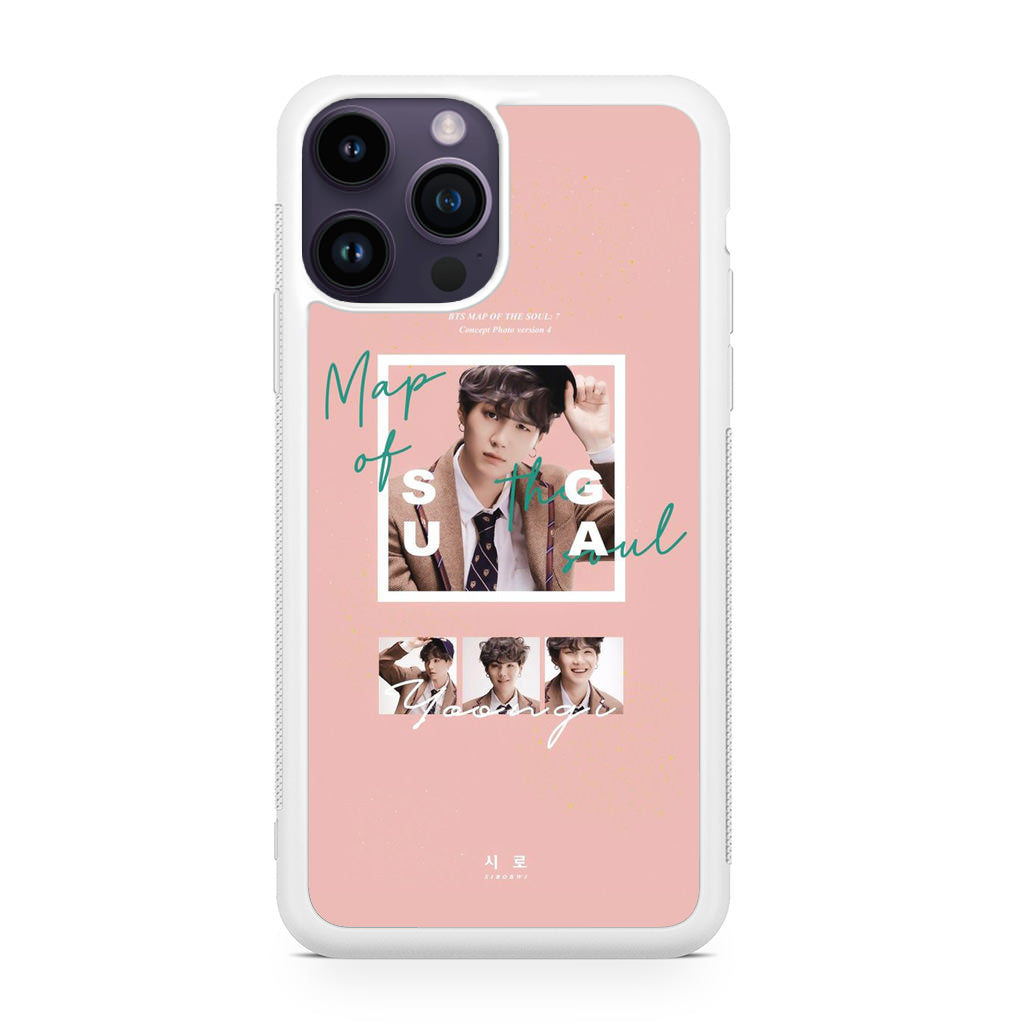 Suga Map Of The Soul BTS iPhone 14 Pro / 14 Pro Max Case