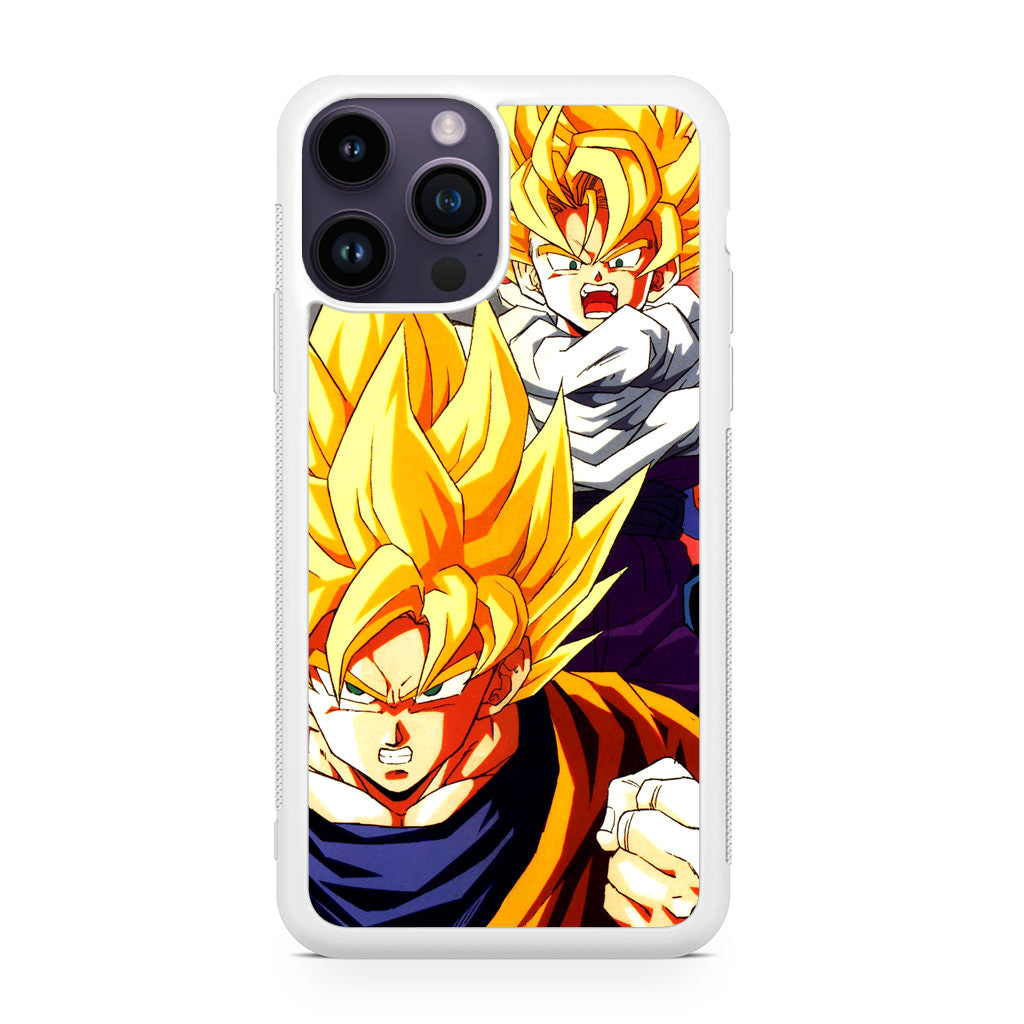 Super Saiyan Goku And Gohan iPhone 14 Pro / 14 Pro Max Case