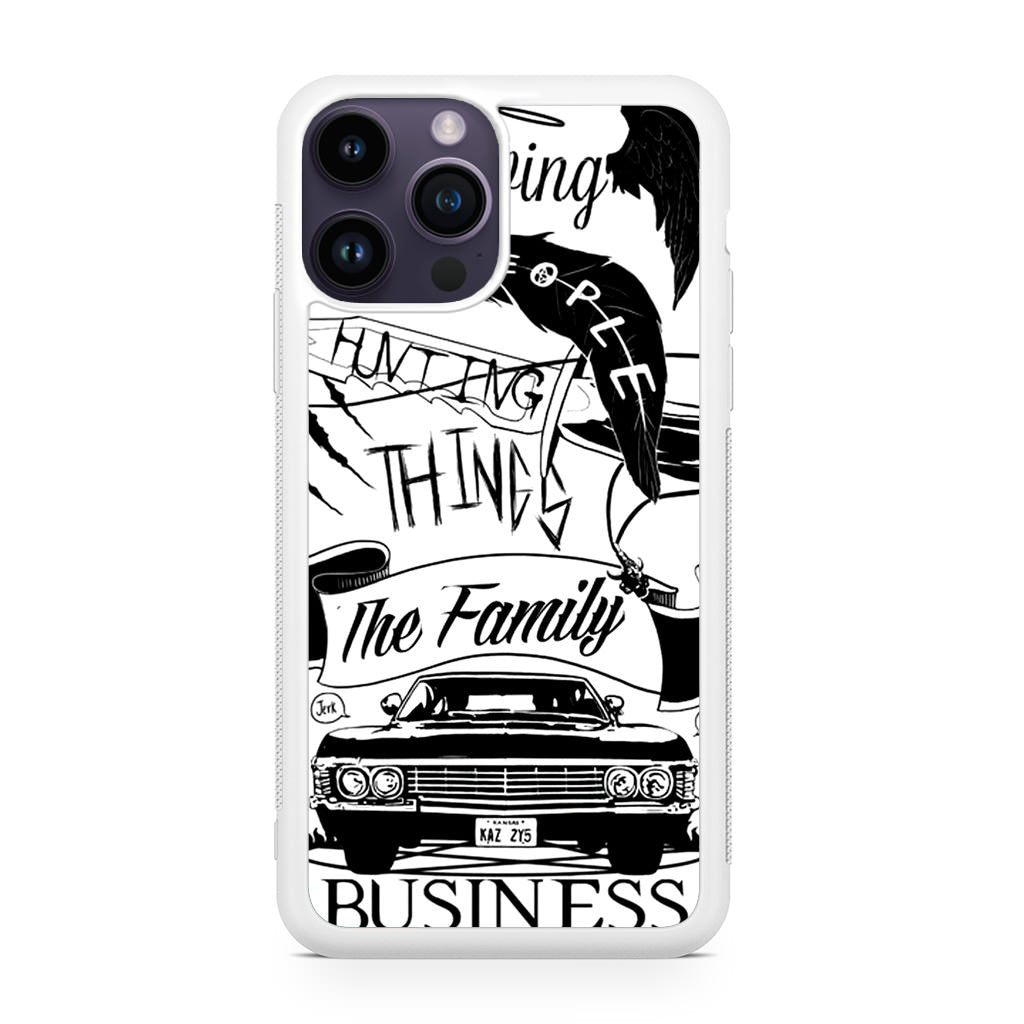 Supernatural Family Business Saving People iPhone 14 Pro / 14 Pro Max Case