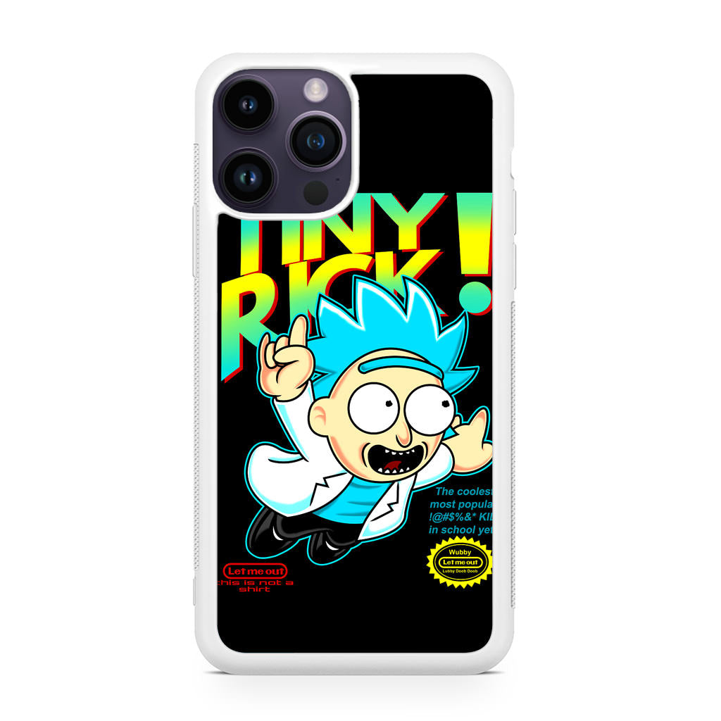 Tiny Rick Let Me Out iPhone 14 Pro / 14 Pro Max Case