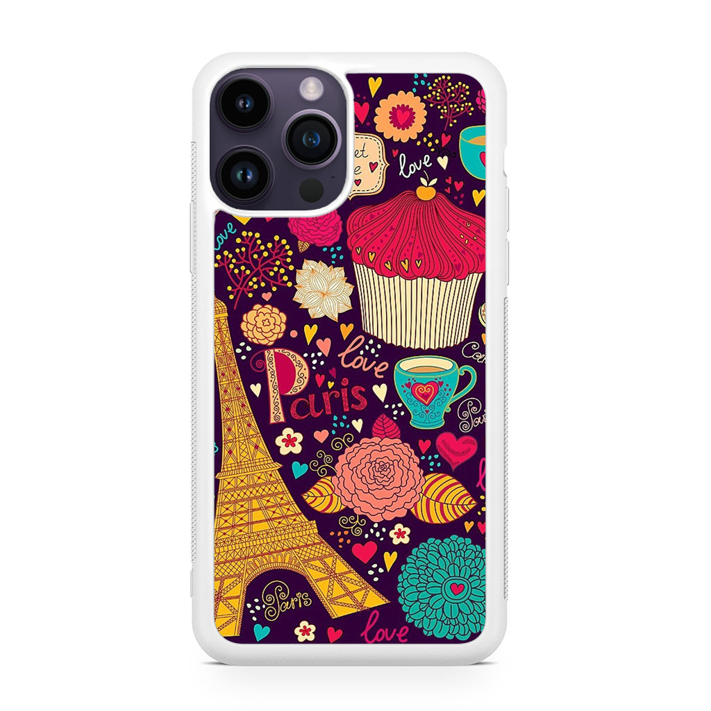 Vintage Love In Paris iPhone 14 Pro / 14 Pro Max Case