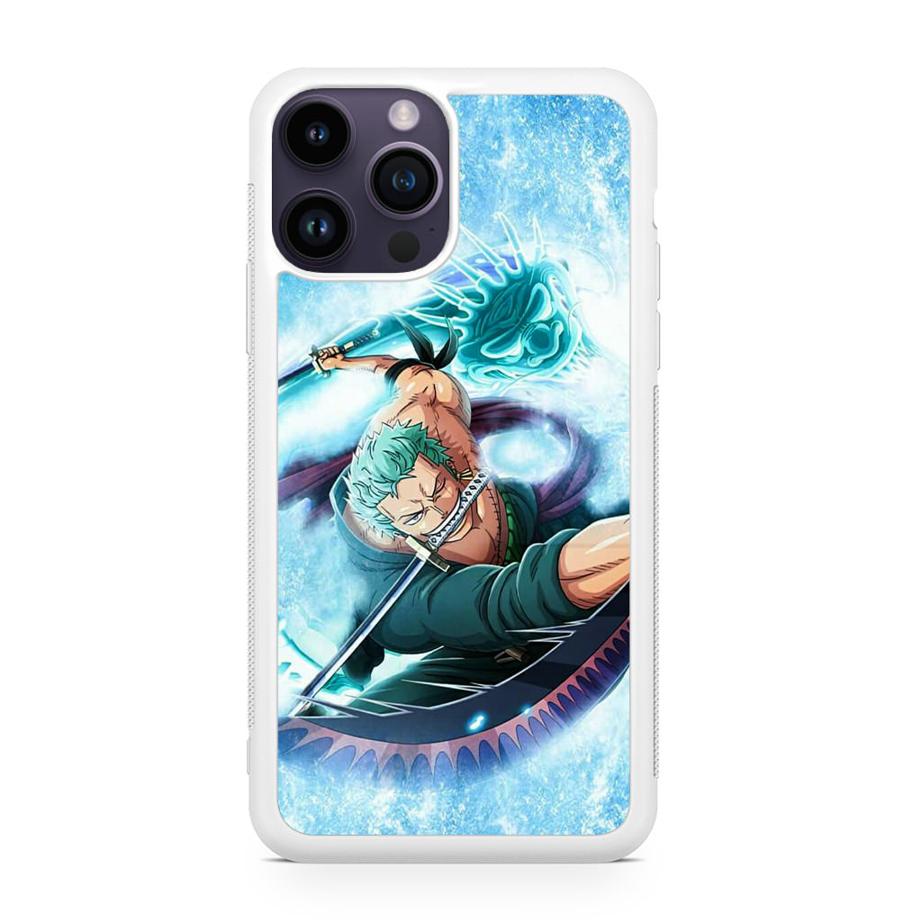 Zoro The Dragon Swordsman iPhone 14 Pro / 14 Pro Max Case