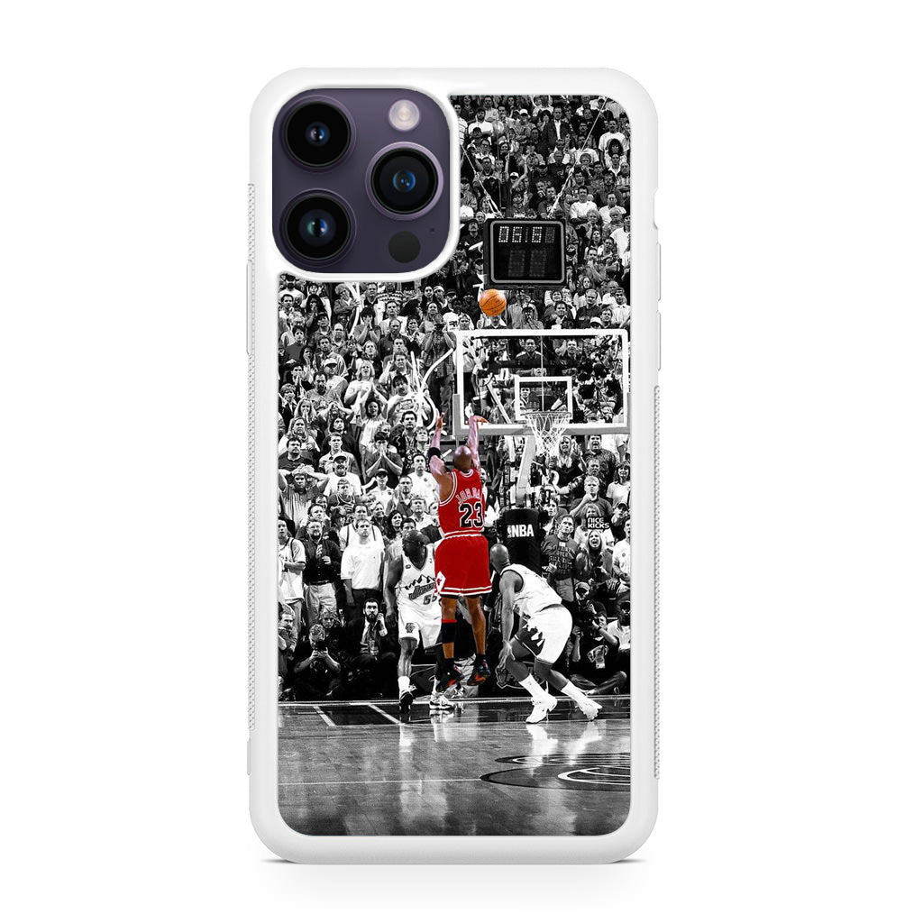 Michael Jordan Epic Shoot - Iconic Basketball Case | iPhone 15 Pro / 15 Pro Max Case