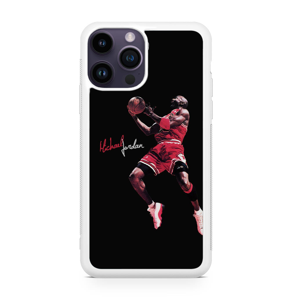 Michael Jordan Epic Jump iPhone 15 Pro / 15 Pro Max Case