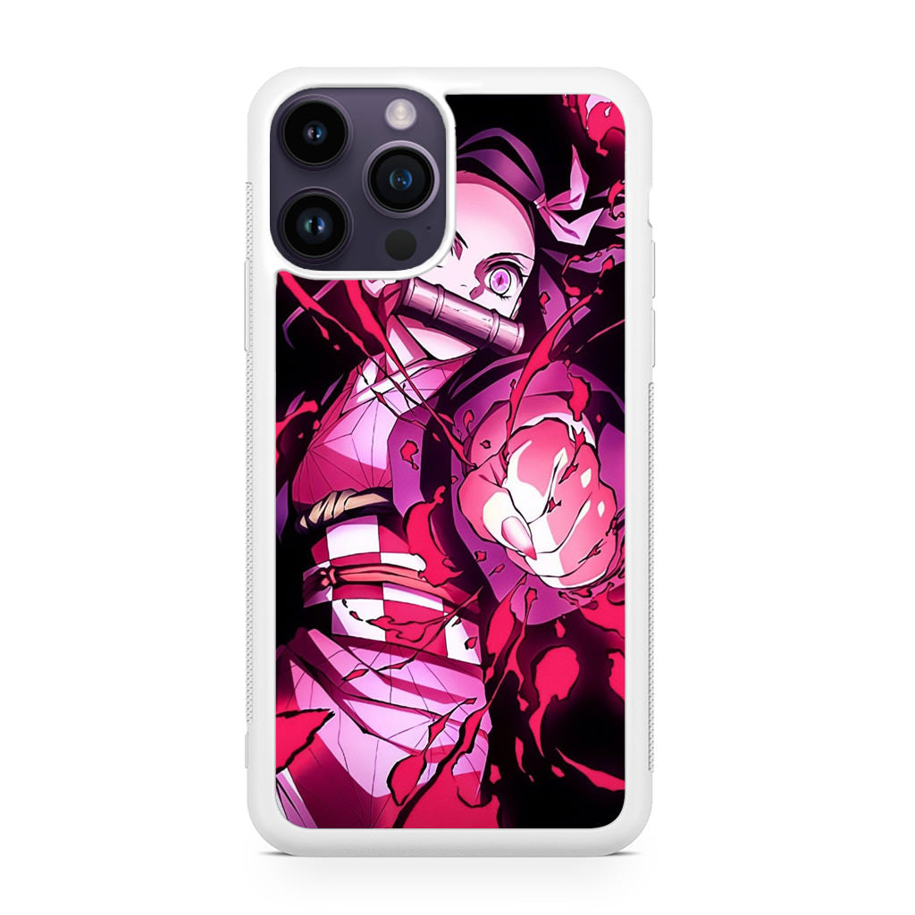 Nezuk0  Blood Demon Art iPhone 14 Pro / 14 Pro Max Case