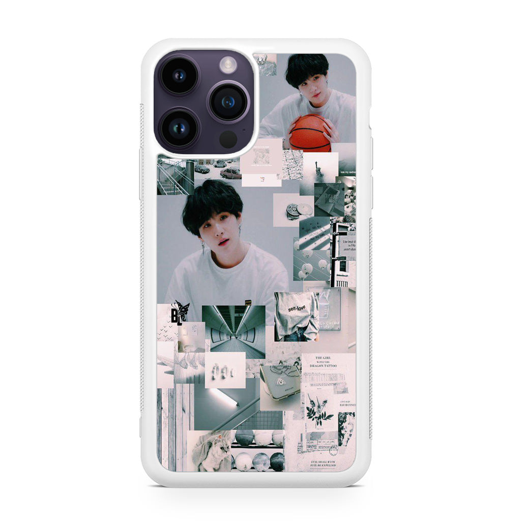 Suga College Wallpaper iPhone 14 Pro / 14 Pro Max Case