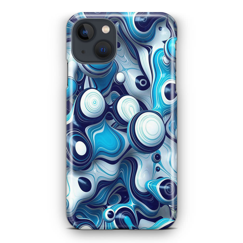 Abstract Art All Blue iPhone 14 / 14 Plus Case