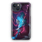 Abstract Purple Blue Art iPhone 14 / 14 Plus Case