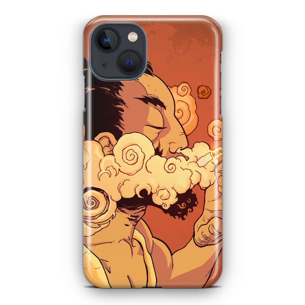 Artistic Psychedelic Smoke iPhone 15 / 15 Plus Case