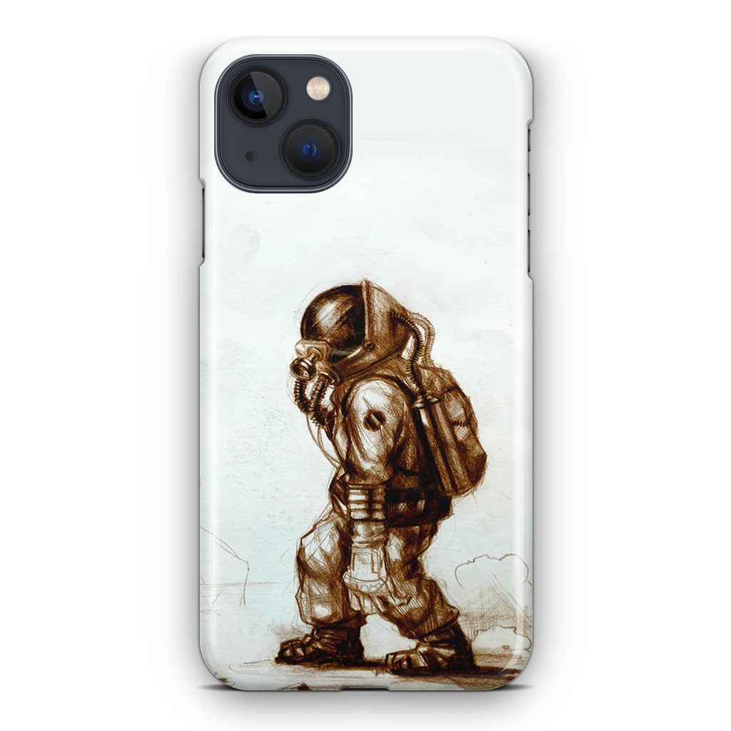 Astronaut Heavy Walk iPhone 14 / 14 Plus Case