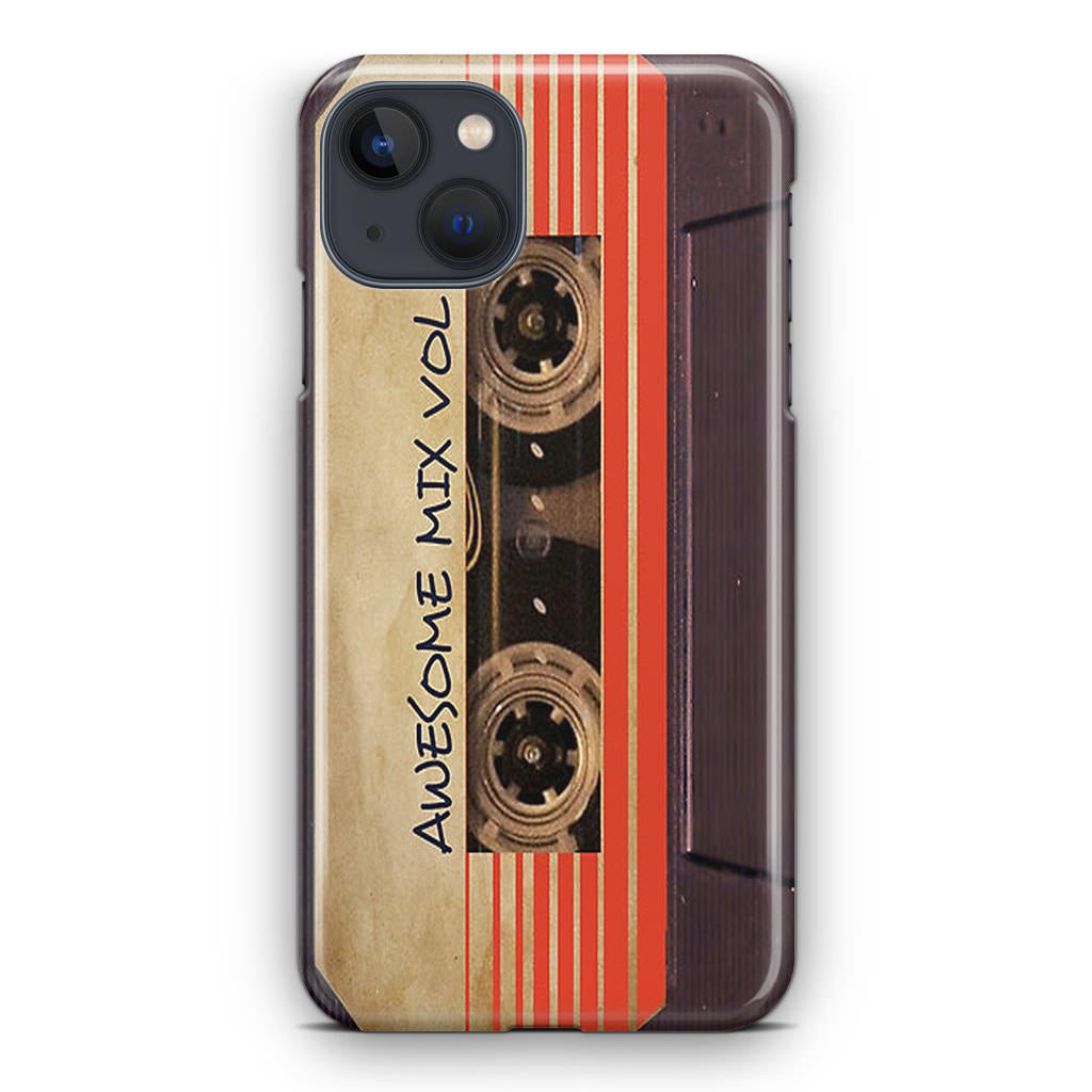 Awesome Mix Vol 1 Cassette iPhone 14 / 14 Plus Case